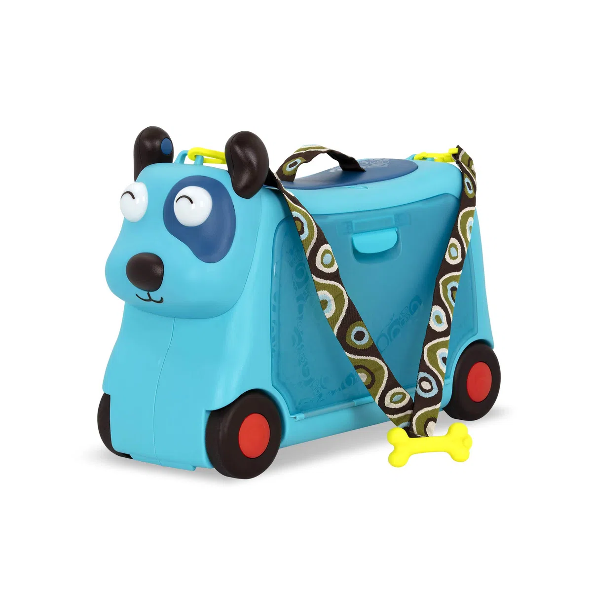 B. toys - En el Gogo - Woofer - Juguete con correpasillos - Maleta con Ruedas - Equipaje Infantil - Espacio para Viajar - 2 años +