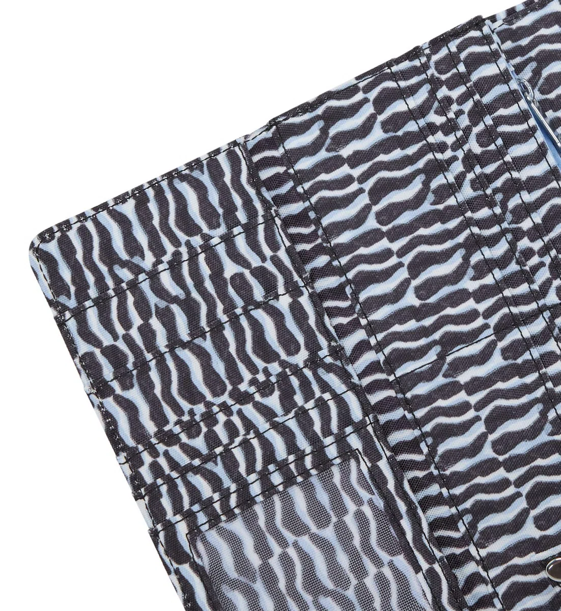 Kipling Money Land, Billetera Grande, Azul (Holiday Waves)