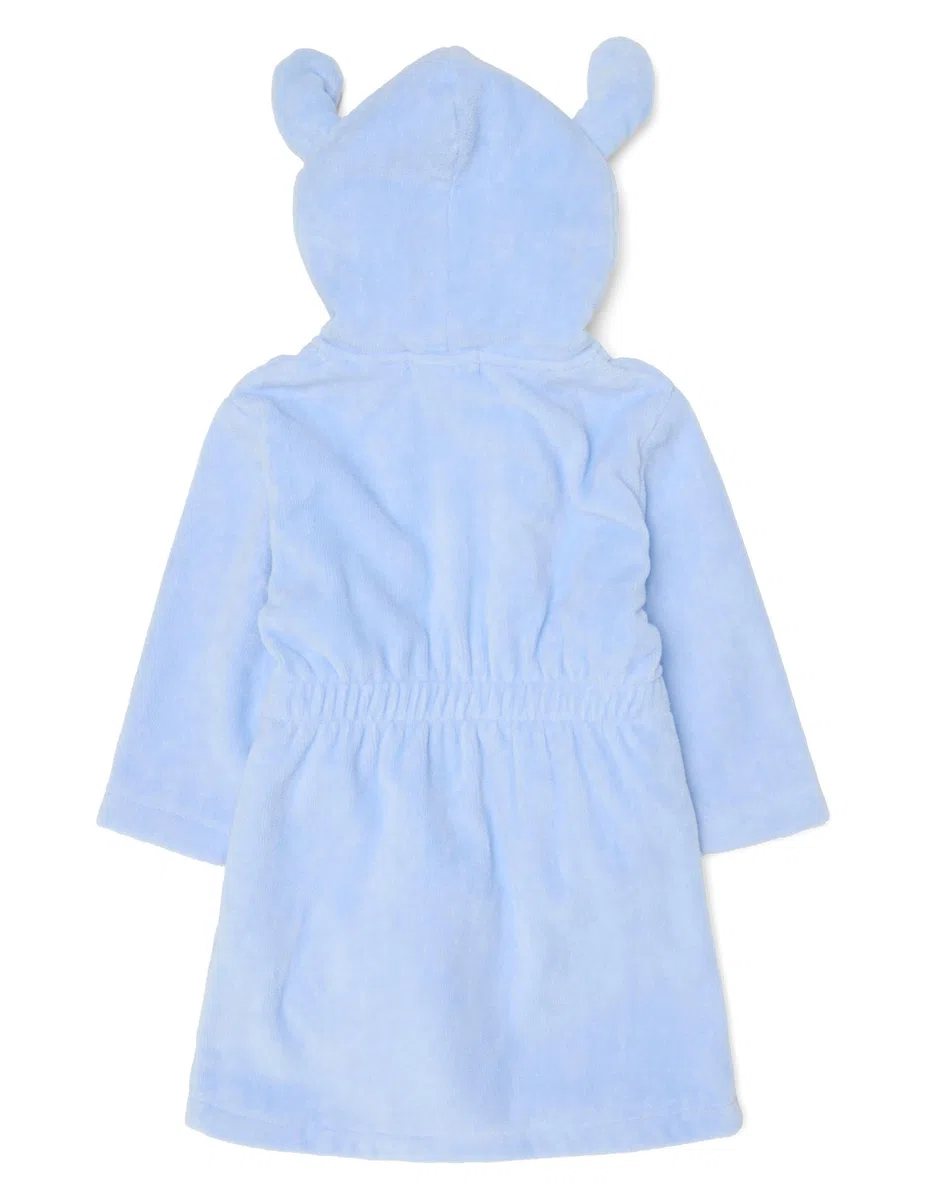 OVS KIDS Albornoz azul de algodón puro para bebé niña con diseño de Stitch