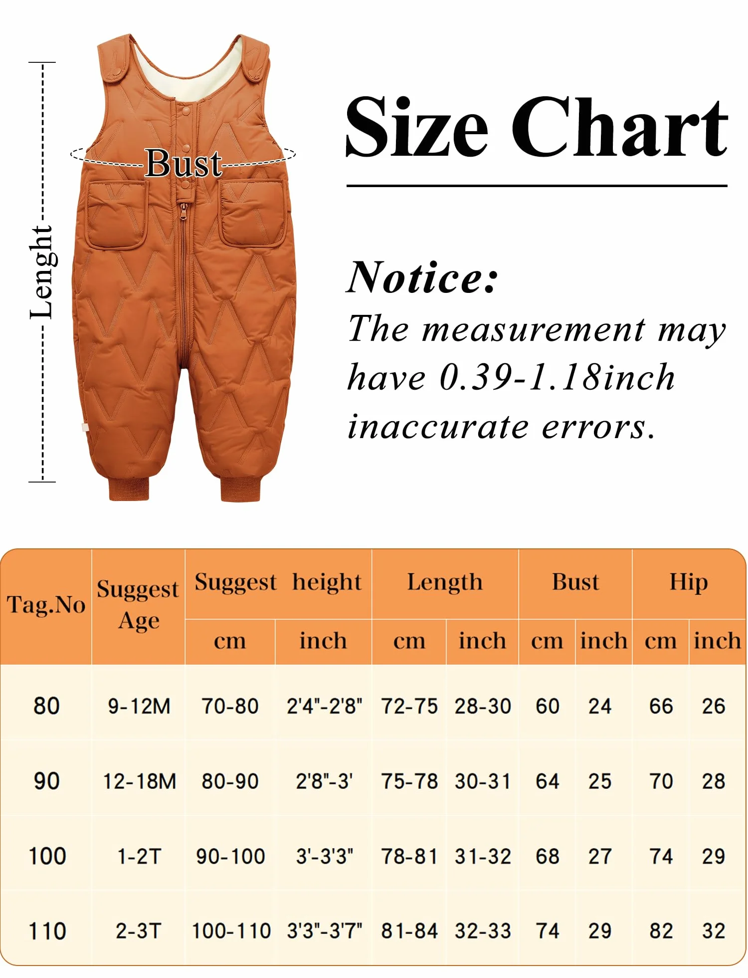 SEAUR Pantalones de invierno para bebé, ligeros, gruesos, cálidos, pantalones de esquí para niños pequeños, pantalones de esquí de invierno, resistentes al viento, pantalones para exteriores, 70-110