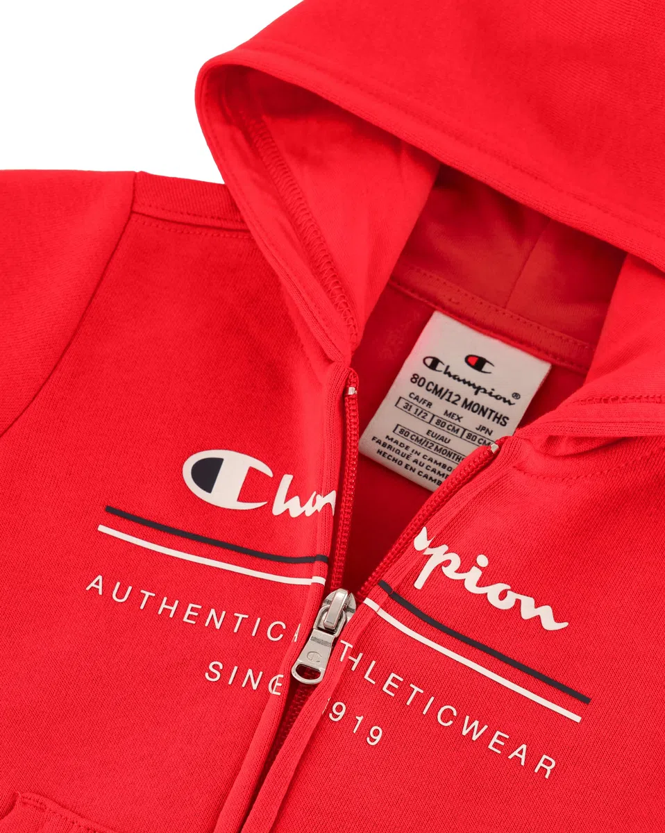 Champion Legacy Graphic Shop Td (306846) - Ultra-light Soft Compact Powerblend Fleece Hooded traje Bebé-Niños (Pack de 1)
