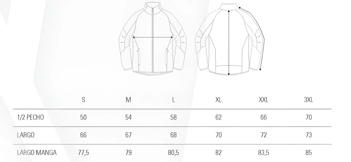 WORKTEAM Chaqueta de Trabajo, Tiempo Libre, con Cuello Alto, Tejido Elástico, para Entretiempo (190g/m2). Tejido Poliamida: Gran Elásticidad, Durabililad, Transpirabilidad y Suave al Tacto. Unisex