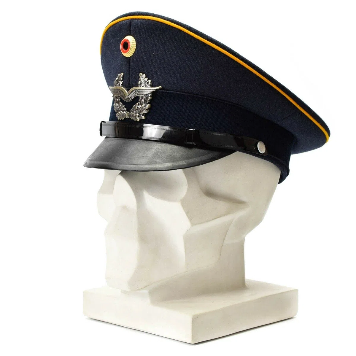 Gorra de visera del ejército alemán. Sombrero de las Fuerzas Aéreas Militares con visera luftware