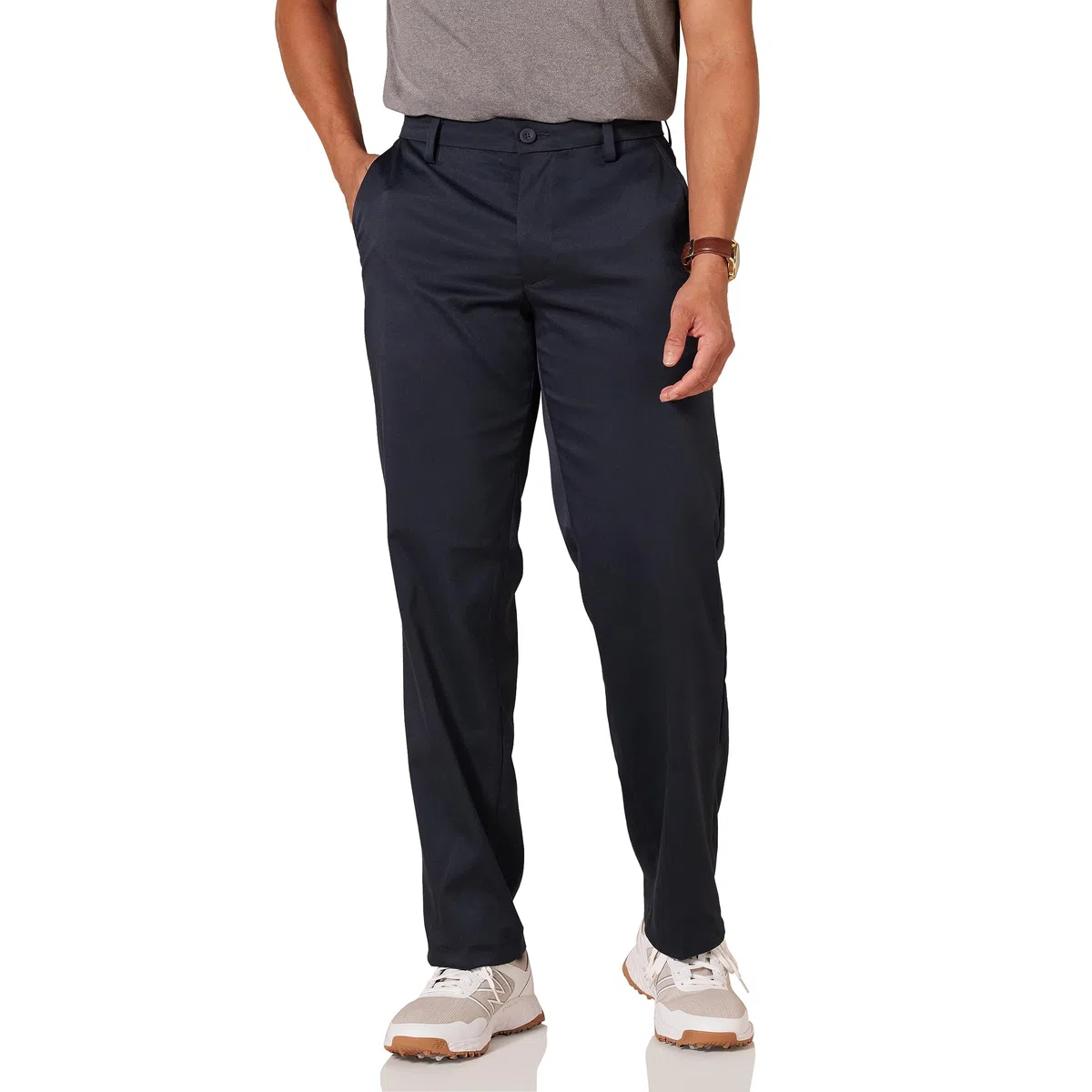 Amazon Essentials Hombre Pantalón de Golf Elástico de Ajuste Clásico