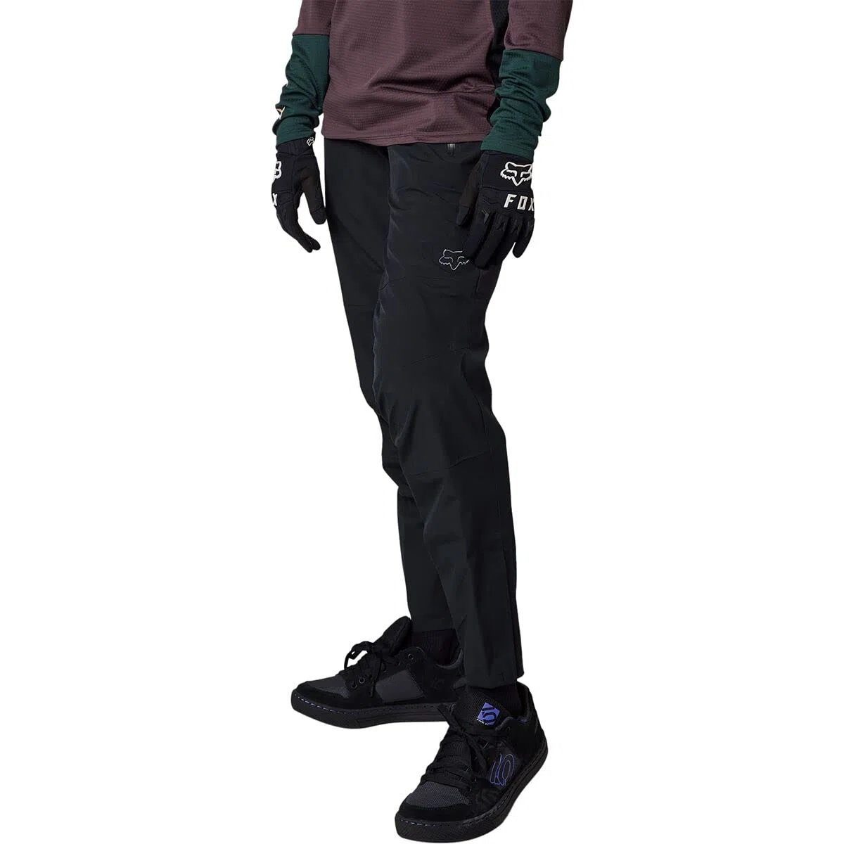 Fox Racing Pantalón Impermeable Defend 3-Layer para Mujer, Negro, S