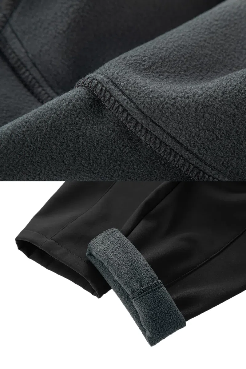 CAMLAKEE Pantalones Trekking Niños y Niñas Invierno Softshell con Forro Polar