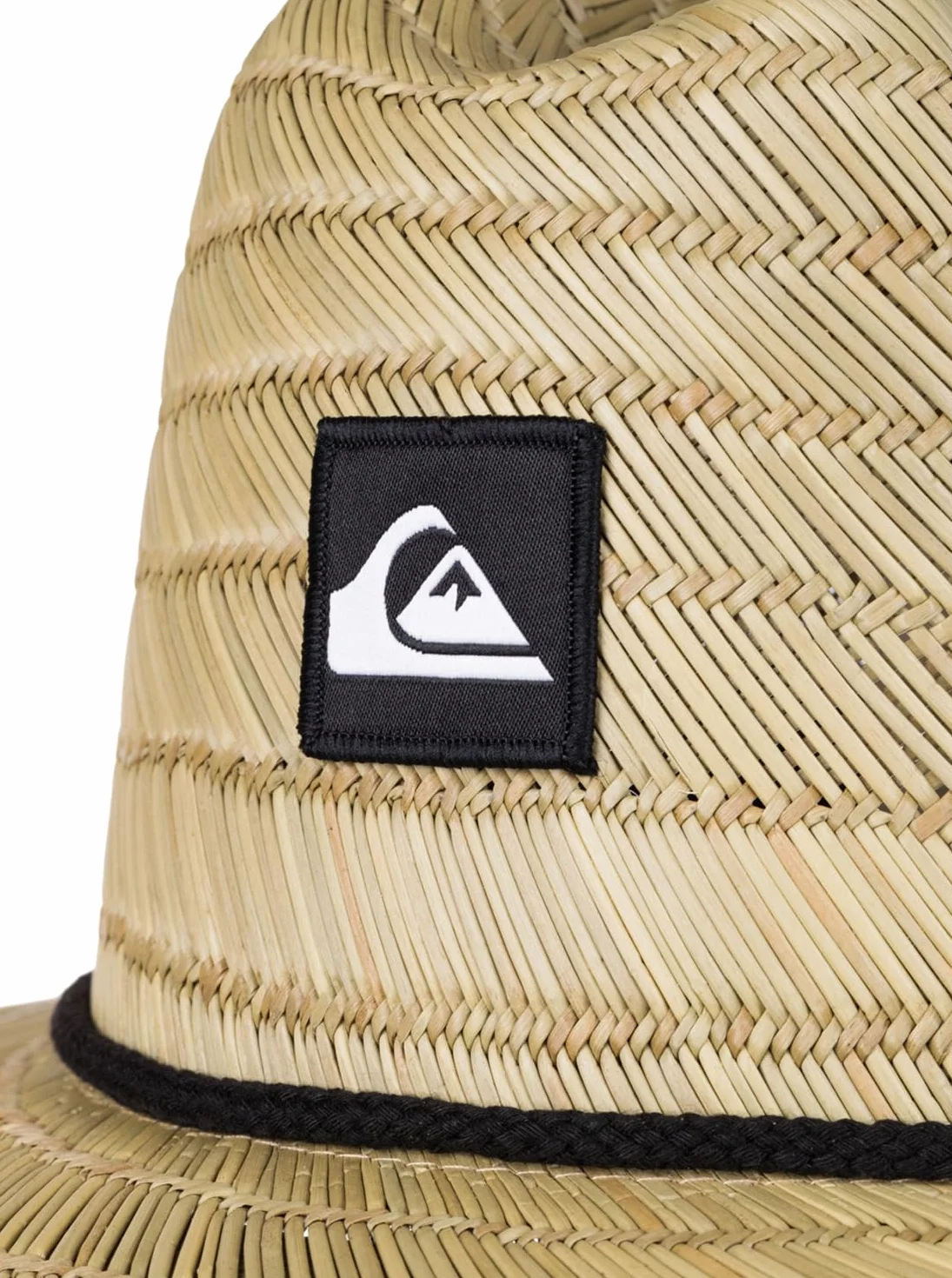Quiksilver Quiksilver Sombrero de Paja para Hombre con Estampado Pierside Lifeguard Beach Sun - Sombrero para el Sol Hombre