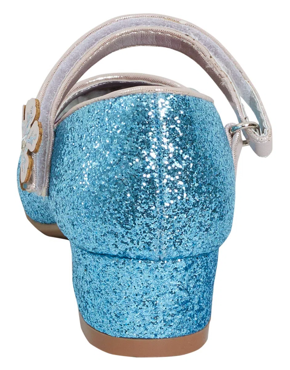 Disney Frozen - Zapatos de vestir con purpurina para niñas