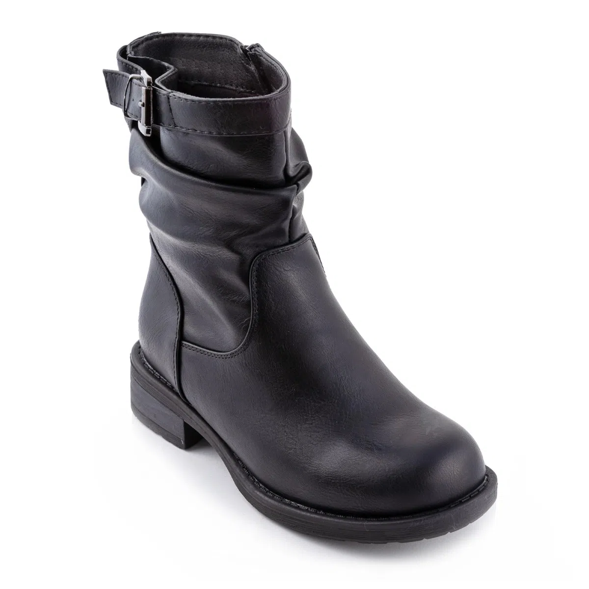 Toocool Zapatos mujer botas biker bajas motociclista casual hebilla G527
