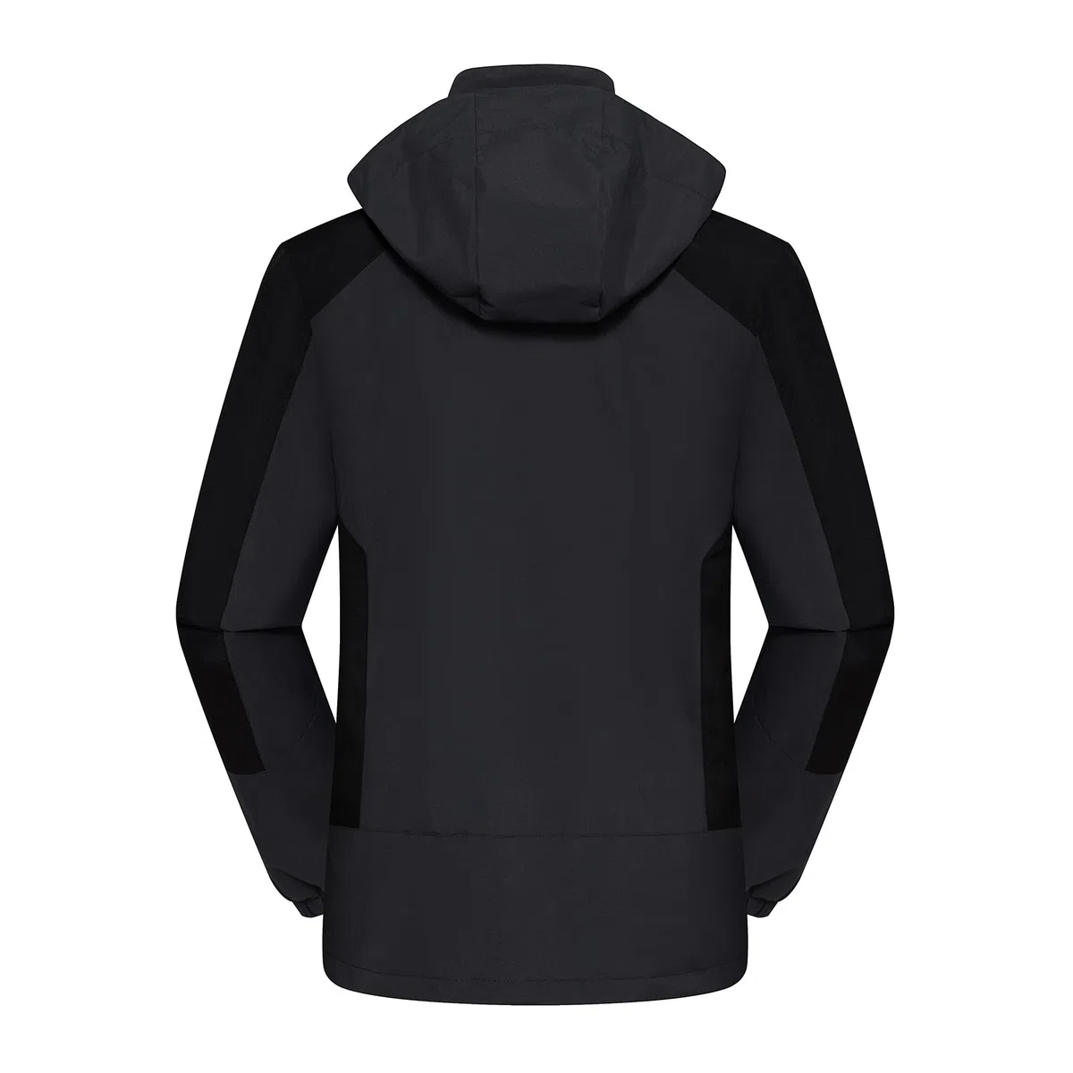 Impermeable para Hombre al Aire Libre Forro de Malla Transpirable Abrigo de Senderismo Traje de lluvia a Prueba de Viento con Capucha Desmontable y Bolsillo con Cremallera