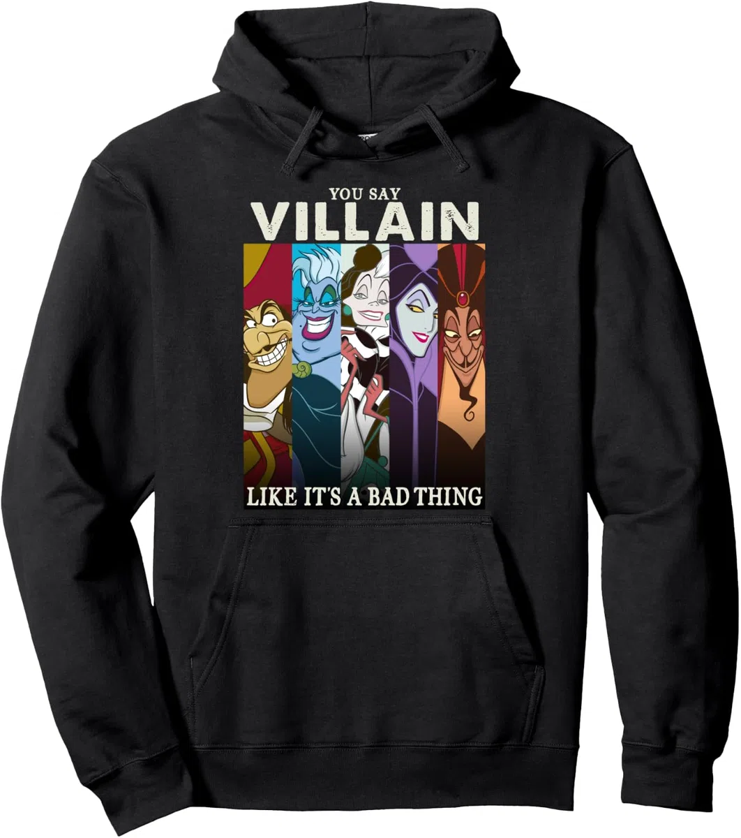 Villanos de Disney Dices villano como si fuera algo malo Panels Sudadera con Capucha