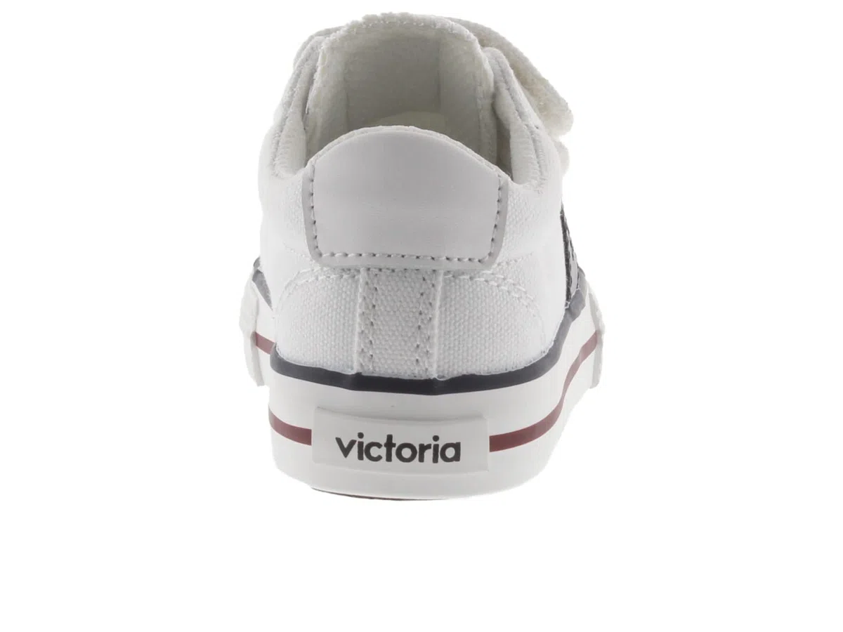 victoria Zapatillas Unisex Tribu Lona & Logotipo En Contraste & Tiras Adherentes 1065163 para Niños