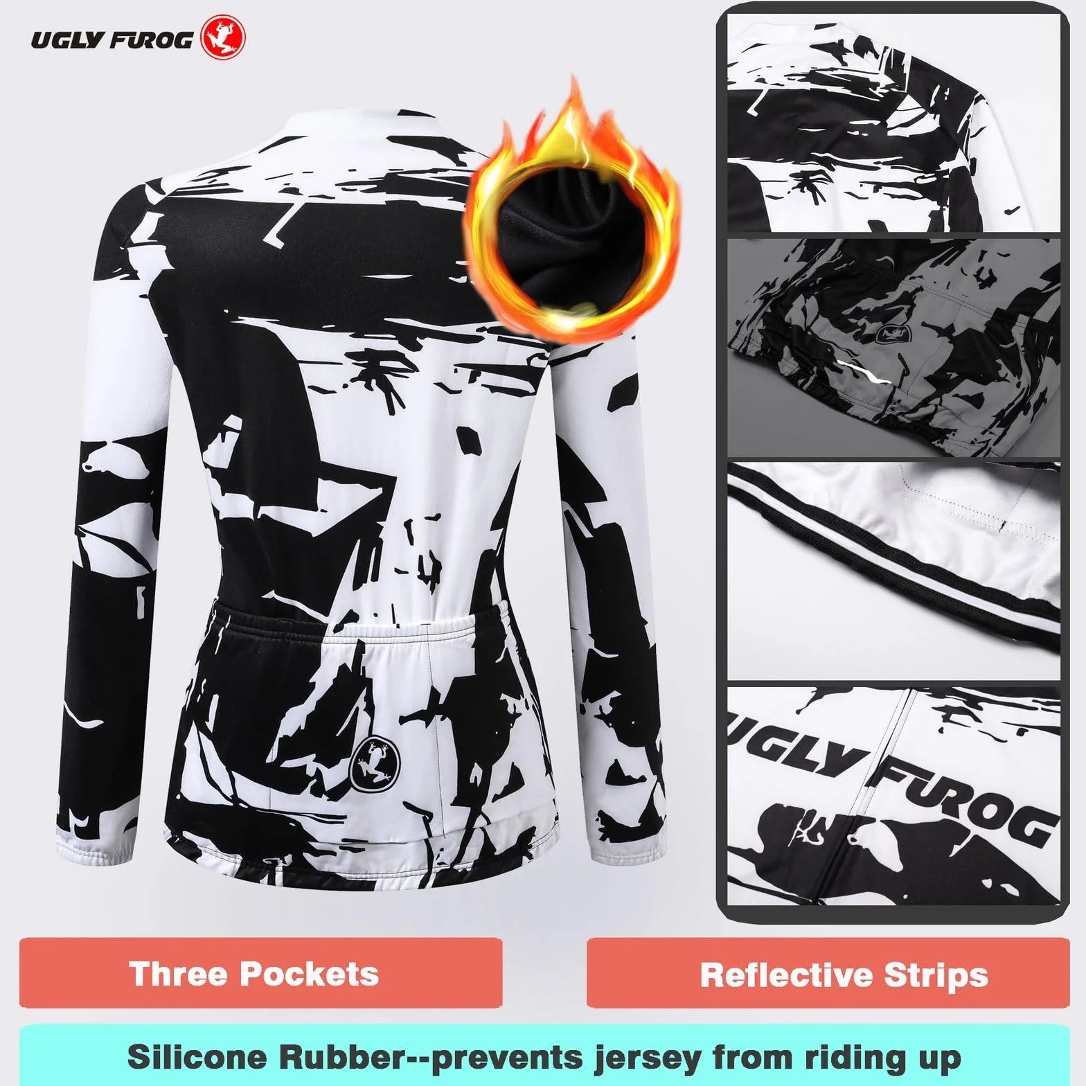 UGLY FROG 2026 Mujer Ropa Deportiva Interior y Exterior Ropa de Bicicleta Invierno