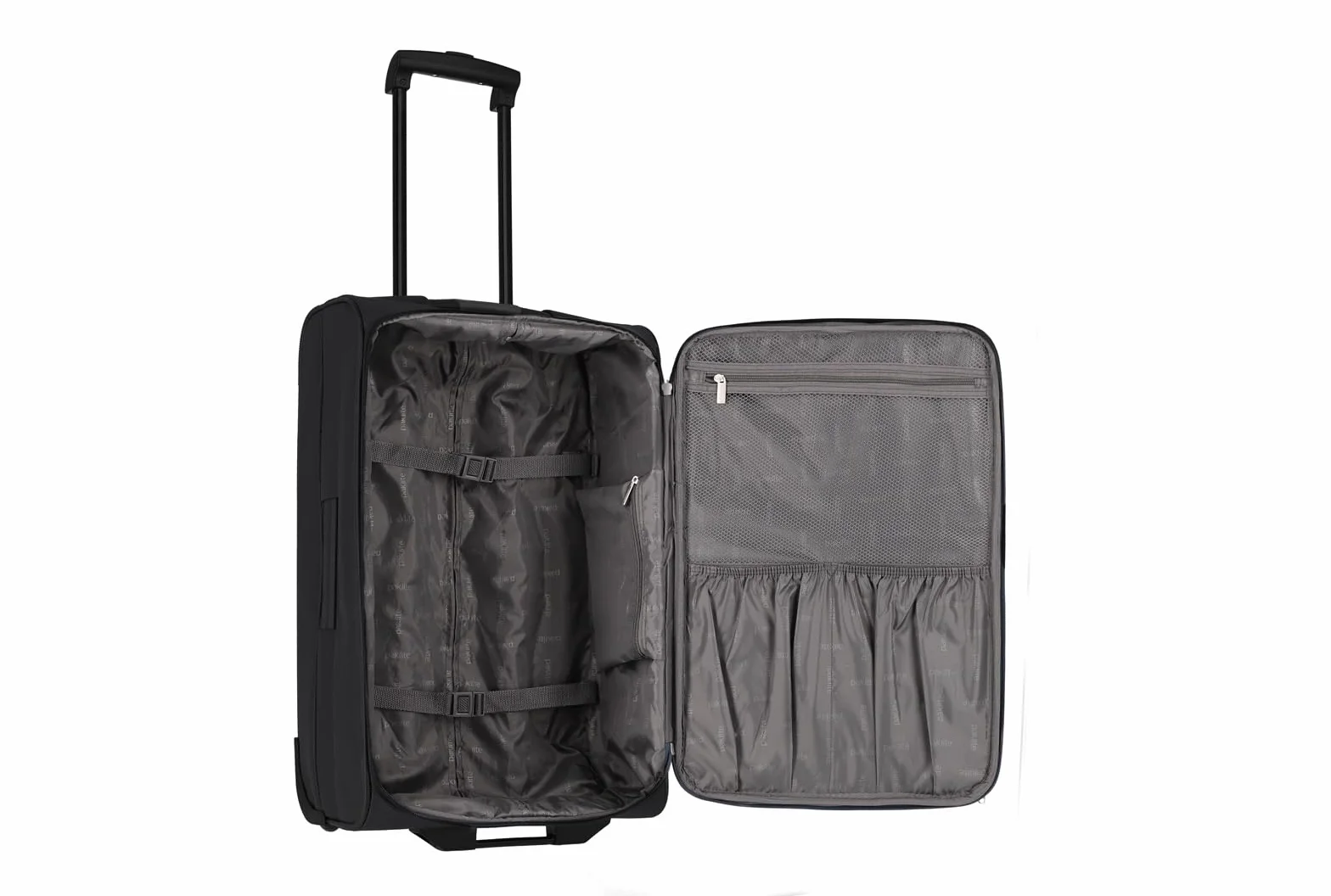 paklite Maleta de Viaje con 2 Ruedas, Maleta con Ruedas de tamaño Mediano, Orlando, Carrito clásico de Carcasa Blanda con diseño Atemporal, 63 cm, 58 litros