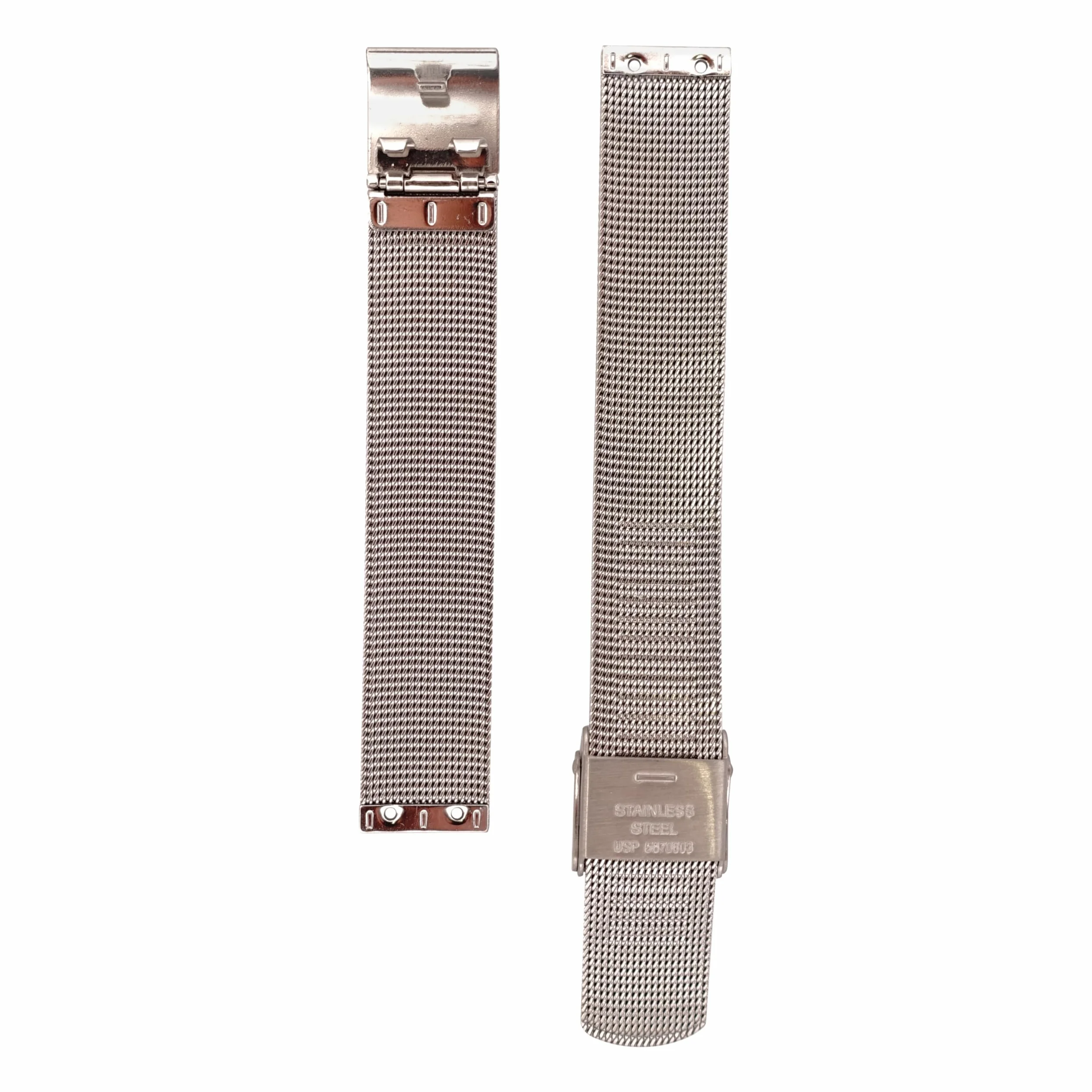 Skagen Correa de reloj para mujer, 14 mm, plata y acero inoxidable, correa de repuesto original para 358SGSCD, plata, Pulsera