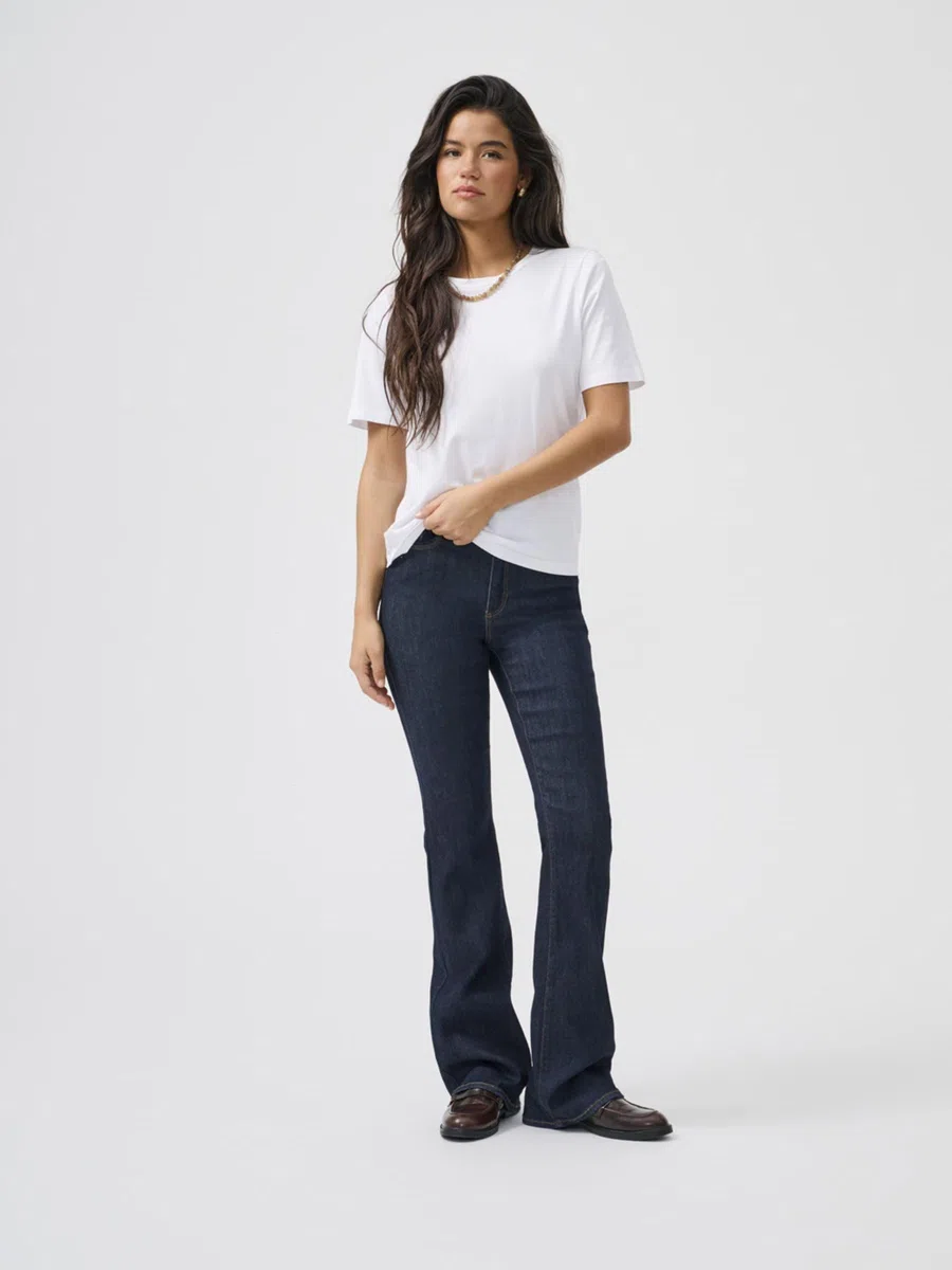 ONLY Onlwauw Life Hw Jeans acampanados DNM Noos para mujer