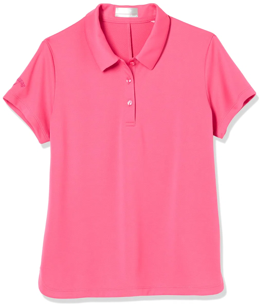 Callaway Micro Hex Solid Polo Girls Shirt Camisa Unisex niños