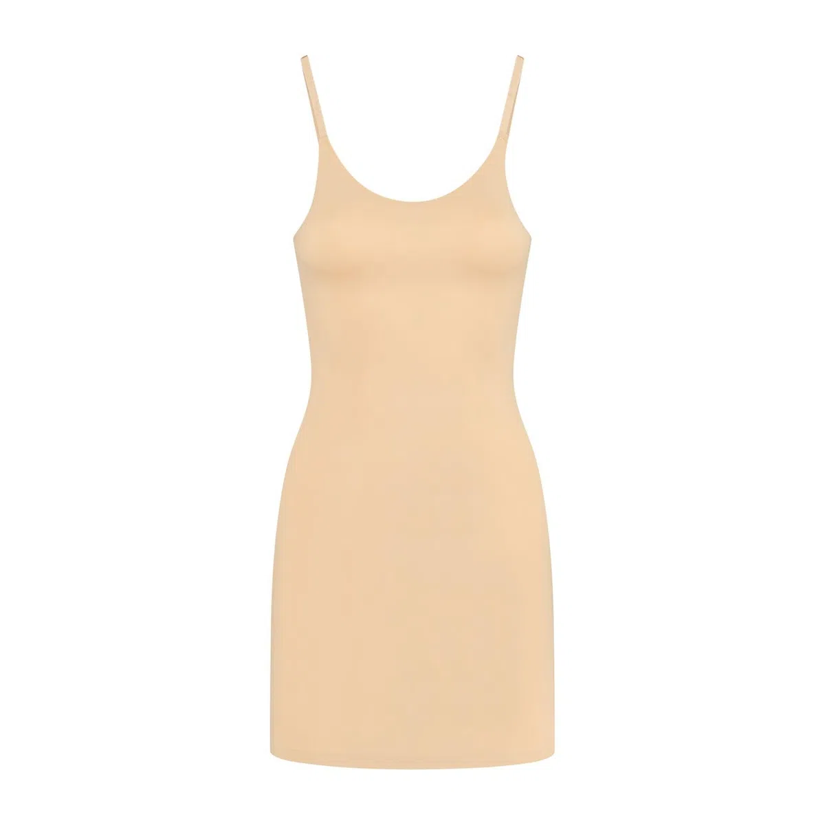 Bye Bra Vestido Lencero Invisible, Vestido Moldeador, Ropa Interior para Mujer, Faja Moldeadora para Mujer, Control De Barriga Ligero, Correas Ajustables, Beige/Marrón/Negro, S-XXL