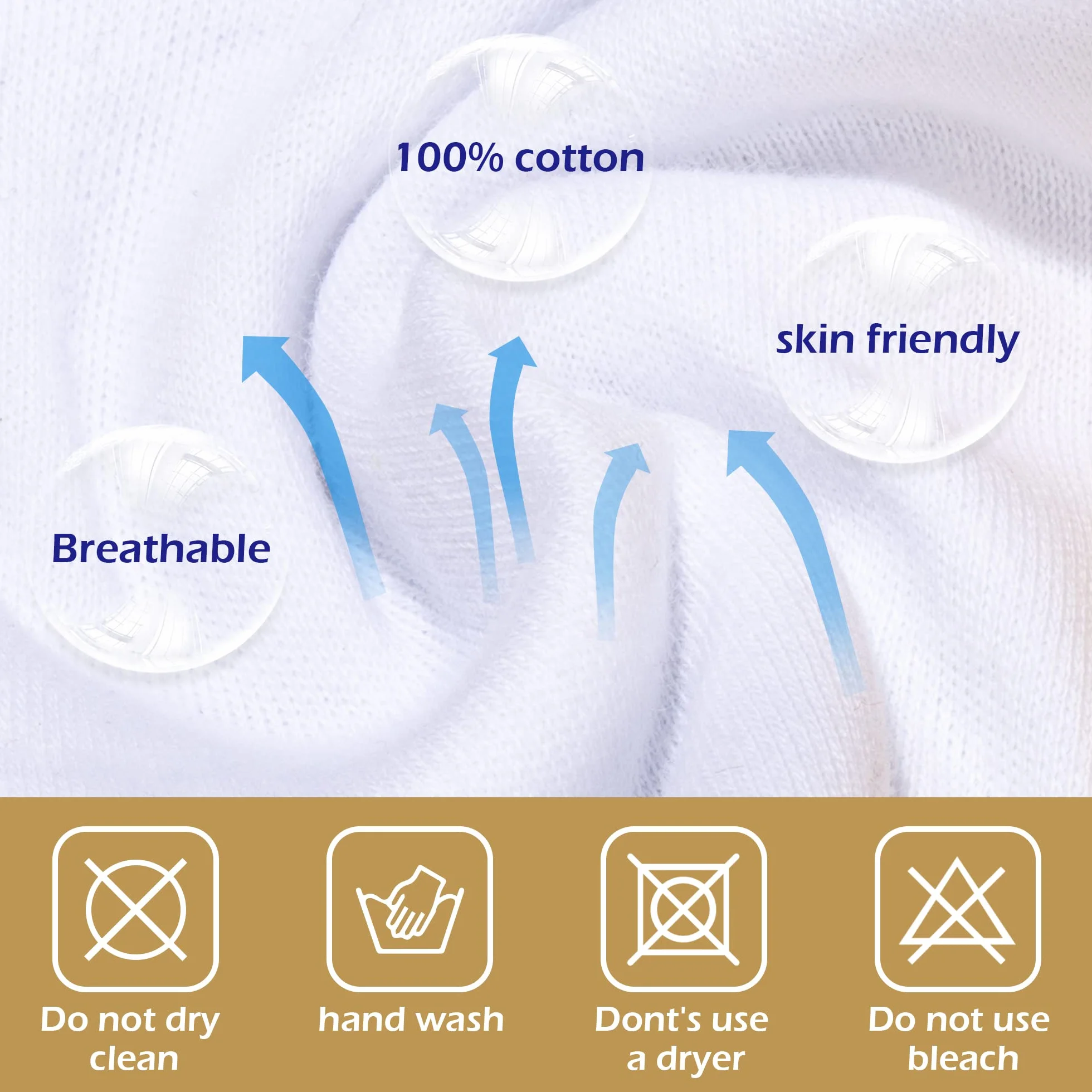 BIG ELEPHANT Baby Potty Training Pants Ropa Interior para niña - 100% algodón