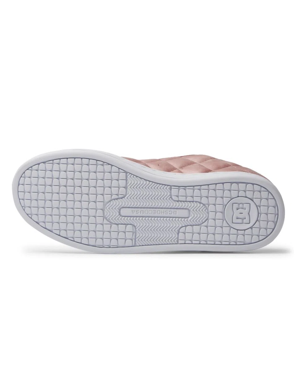 DC Shoes Court Graffik SE - Zapatos de Piel - Mujer - Rosa.