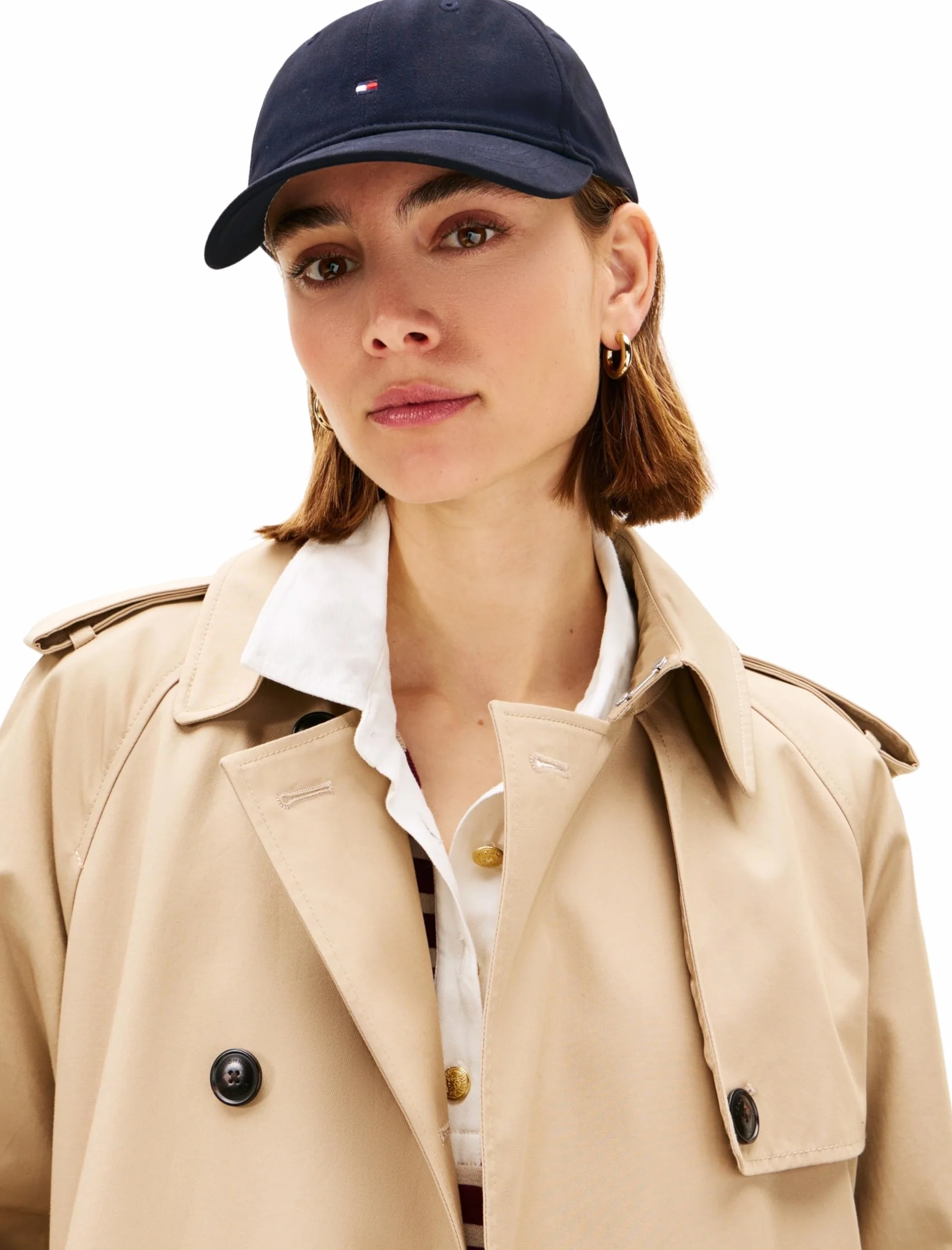 Tommy Hilfiger Gorra Mujer Flag Soft Panel de algodón