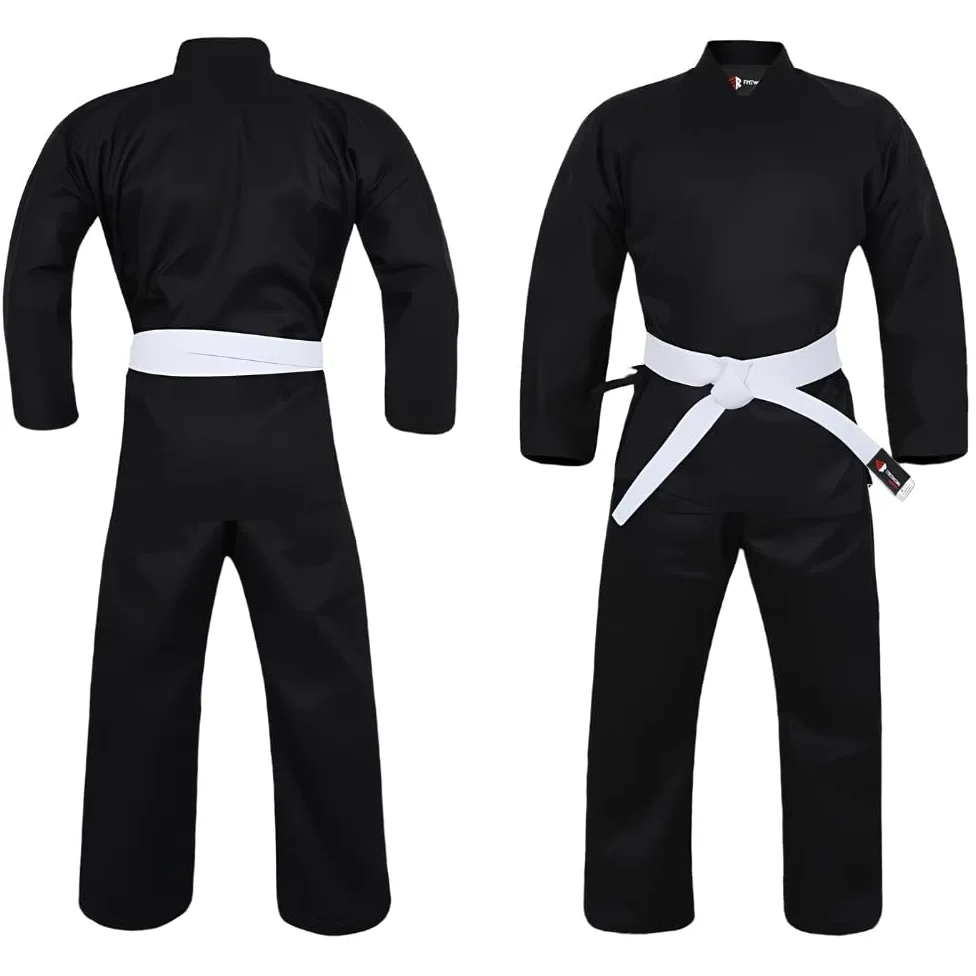 REWON Karate Judo Taekwondo Kimono, Premium Ligero Jiu Jitsu Estudiantes BJJ Gi Uniforme Entrenamiento de Artes Marciales MMA
