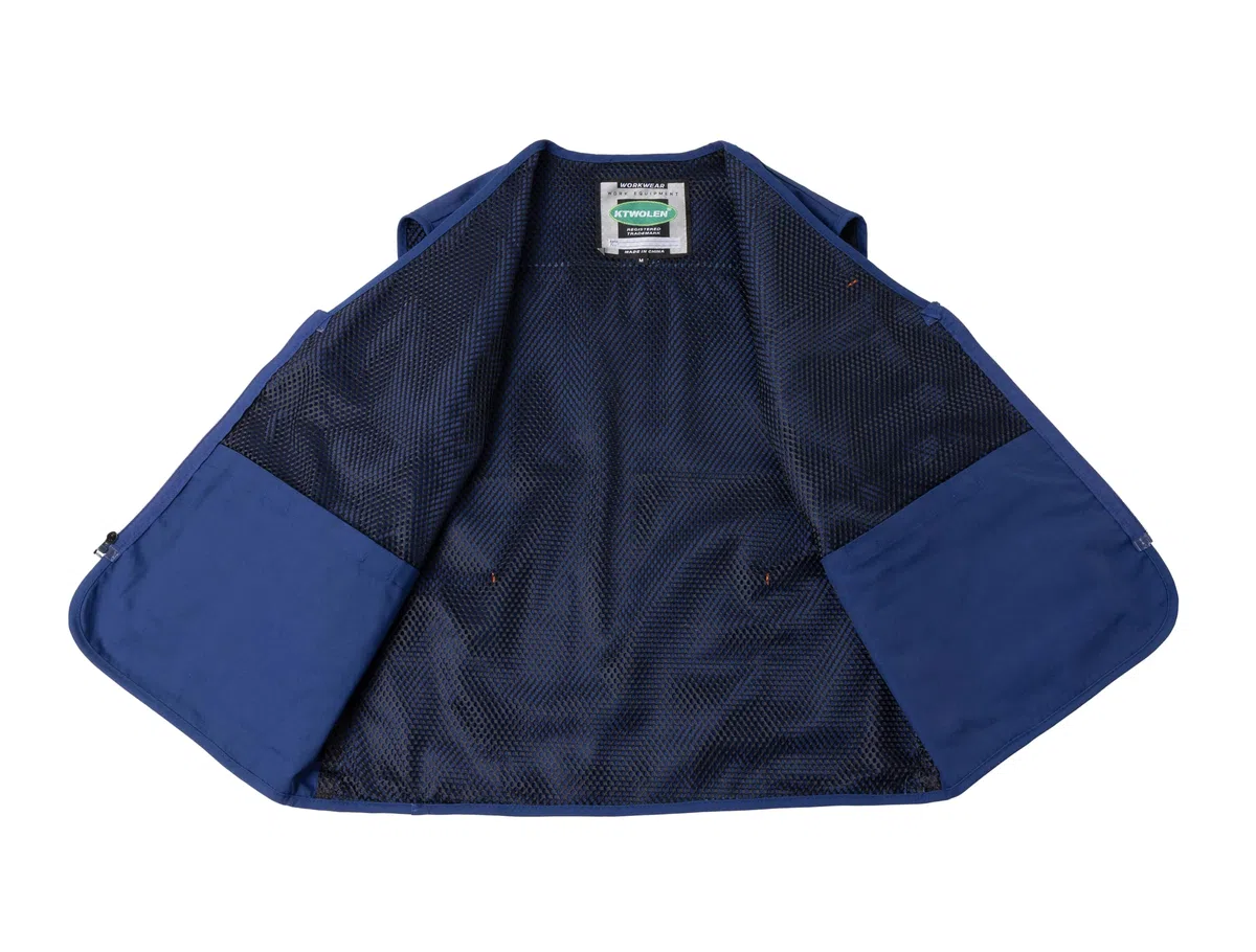 Chaleco de Trabajo para Hombre Verano Chaleco Multibolsillos Chaqueta Sin Mangas de Trabajo para Carpintero