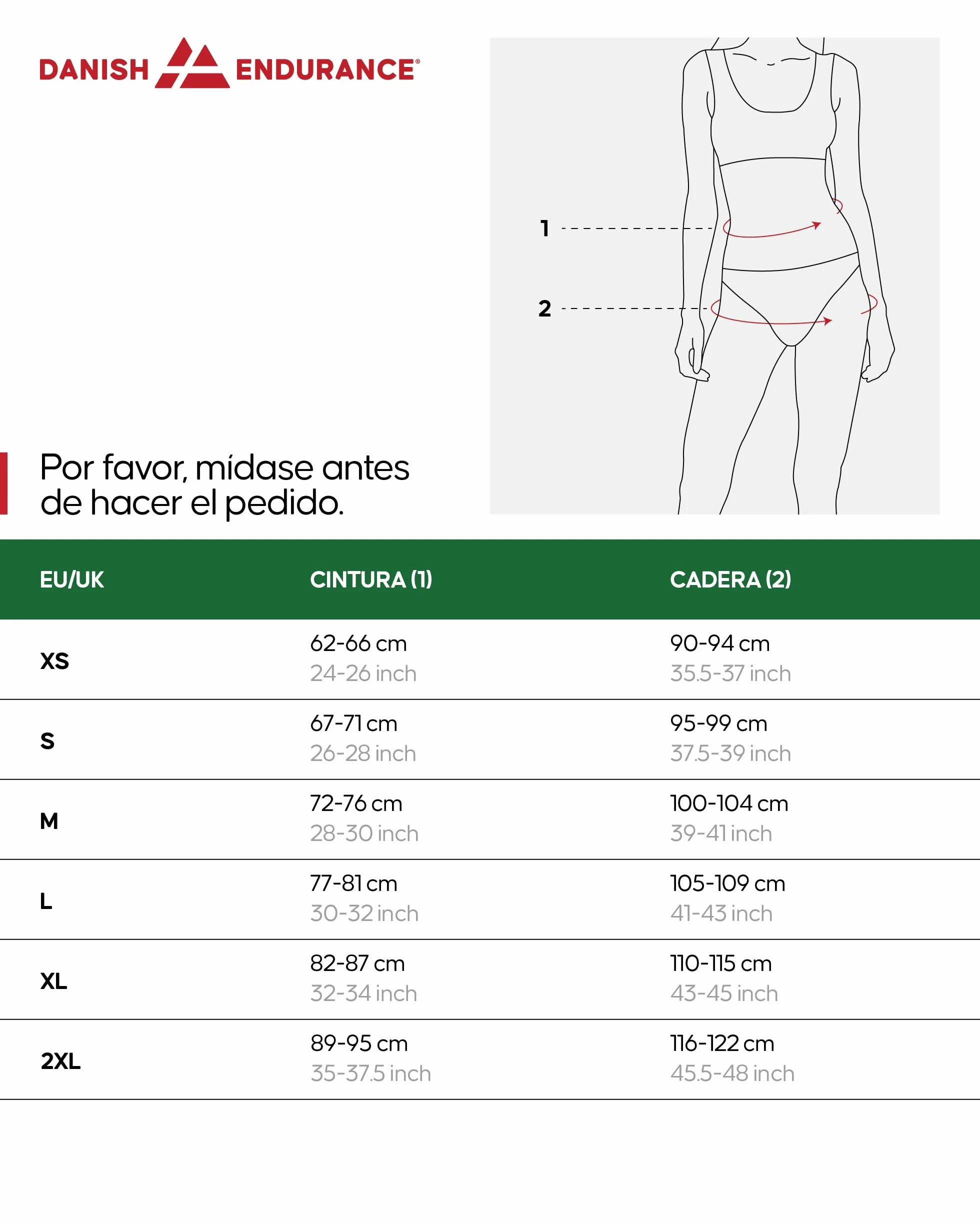 DANISH ENDURANCE Braguitas de Algodón Orgánico Suaves para Mujer, Bragas Bikini, 3 y 6 Pack