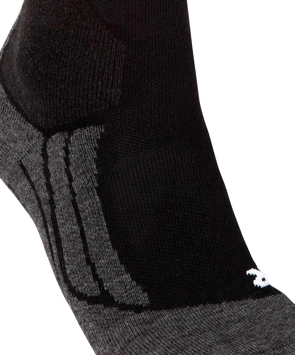 FALKE mujer SK2 Wool calcetines de esquí amortiguación media espinillera anti ampollas cálida transpirable secado rápido regulación del clima antiolores lana hilo funcional 1 par