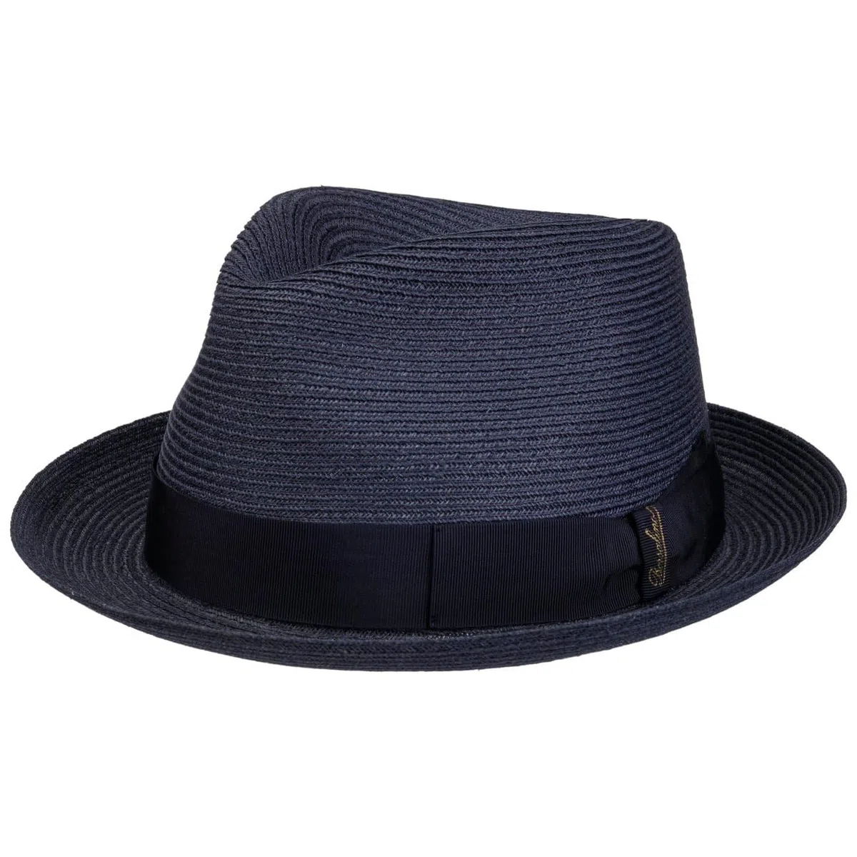 Borsalino Sombrero de Cáñamo Uni Player Mujer/Hombre - Made in Italy Sol Verano para el jardín con Banda Grosgrain Primavera/Verano