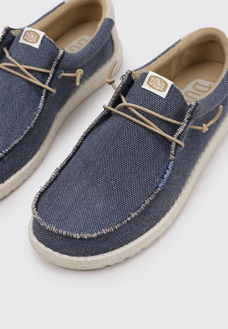 Hey Dude Wally Coastline Jute - Zapatos Estilo Mocasín para Hombre
