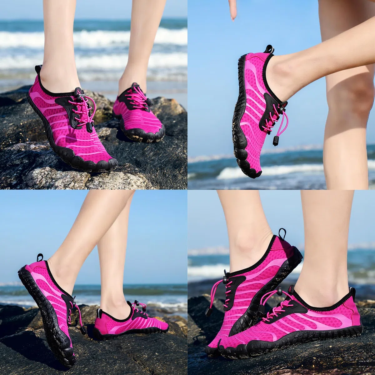 Zapatos de agua para hombre y mujer, de secado rápido, para deportes al aire libre, para natación, piscina, playa, surf, caminar, yoga, río, lago, senderismo, kayak