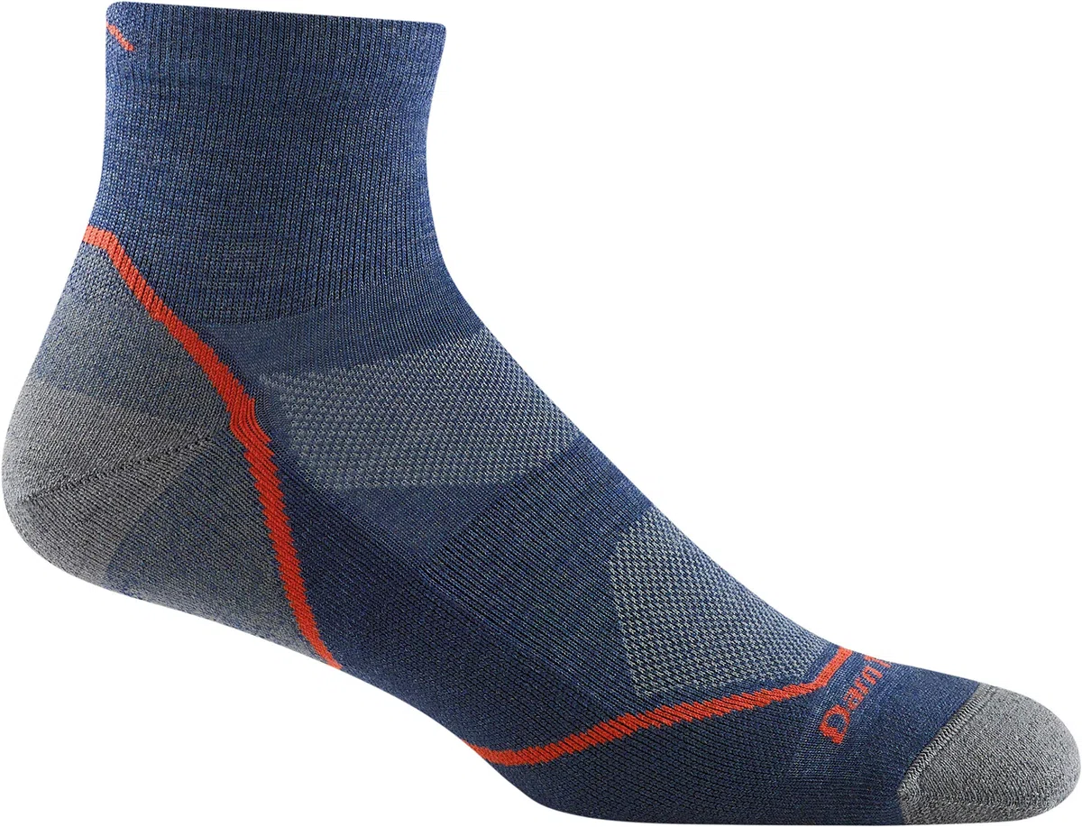Darn Tough Hiker Ligero 1/4 Ligero con cojín para Hombre