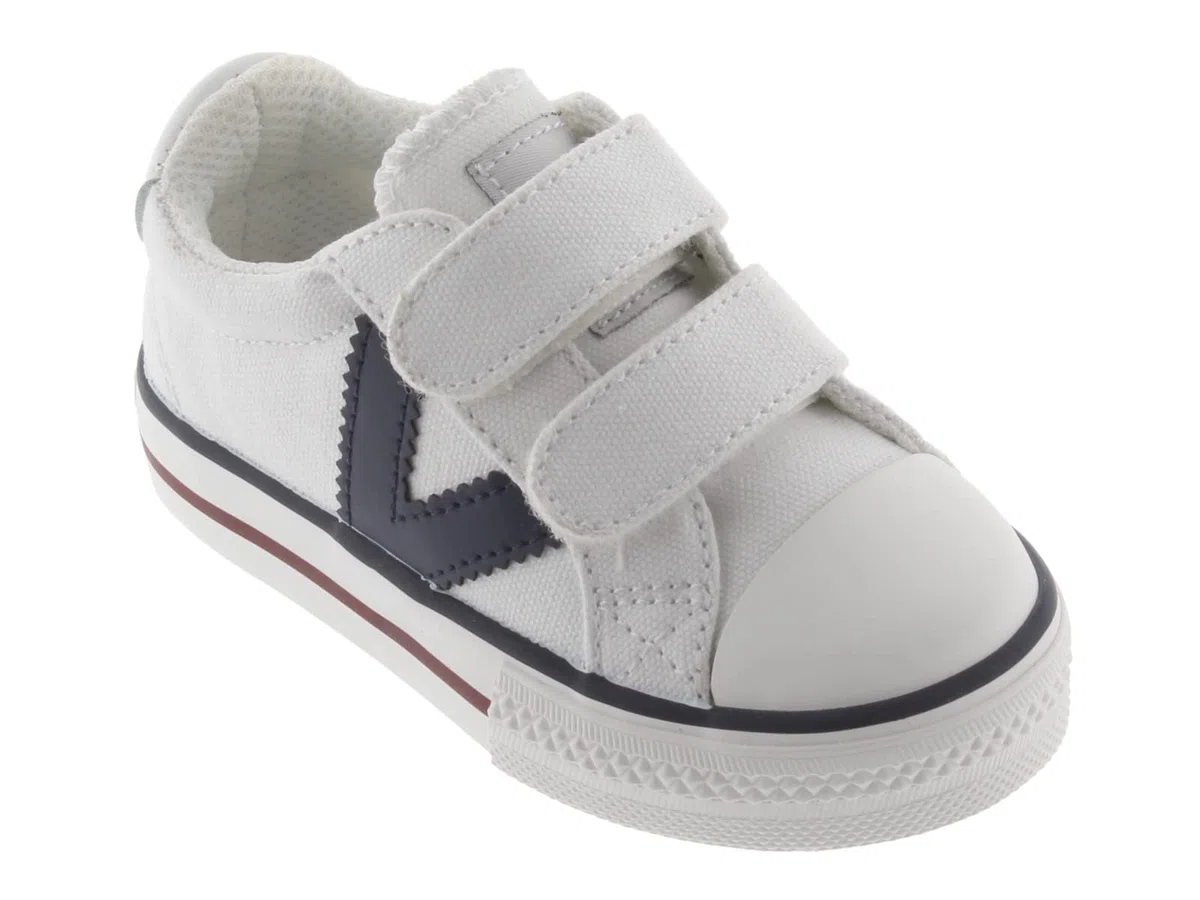 victoria Zapatillas Unisex Tribu Lona & Logotipo En Contraste & Tiras Adherentes 1065163 para Niños
