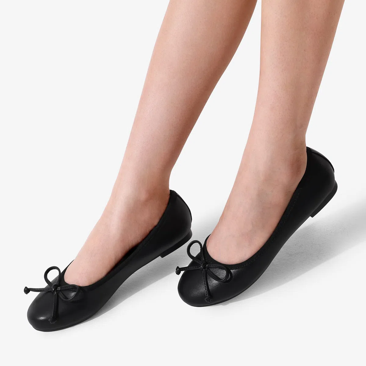 DREAM PAIRS Bailarina Nueva Clásica con Lazo Plana Cómodas Zapatos para Mujer