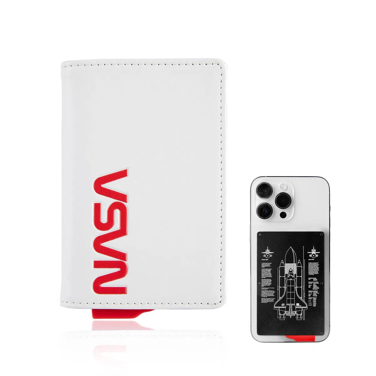 Goblue Tarjetero NASA Inspired MagCase Pro con MagSafe, Cartera Porta Tarjetas de Cuero sintético y Aluminio aeroespacial, Cartera Premium con protección Avanzada RFID Shield