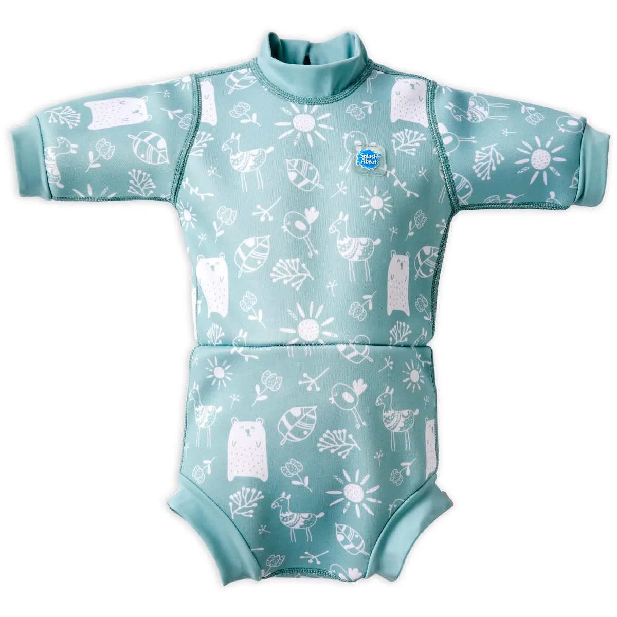 Splash About Happy Nappy Wetsuit Traje de baño de una Pieza, Sunny Bear