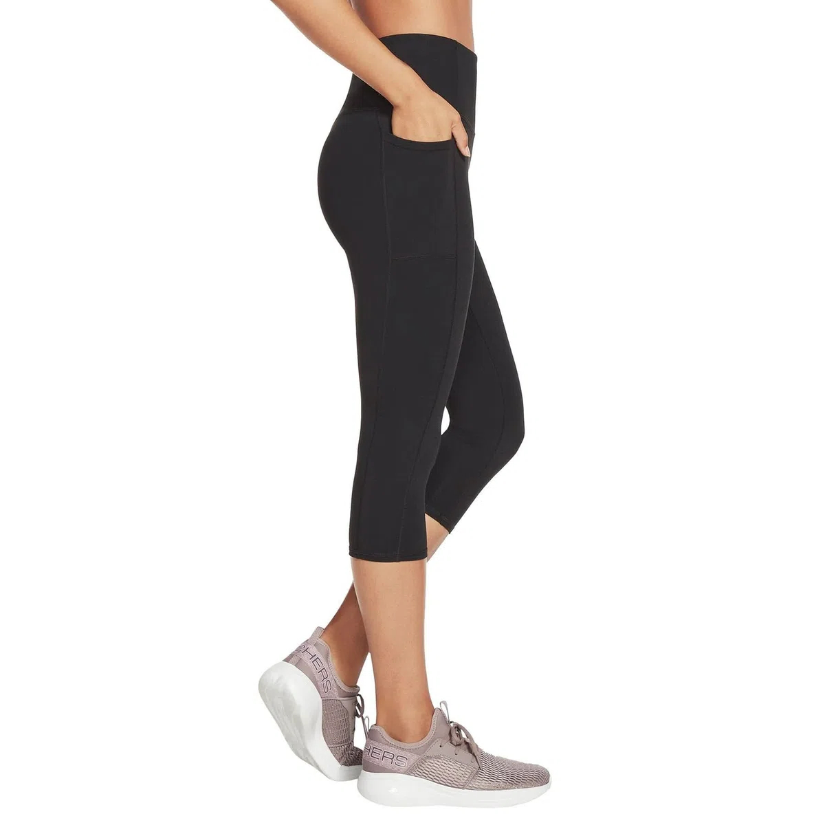Skechers Leggings Go Walk de Cintura Alta a Media Pantorrilla para Mujer