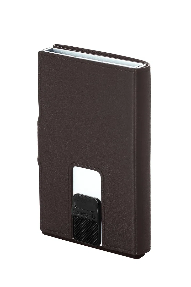 Samsonite ALU Fit SLG - Billetera, 10.2 cm, marrón (marrón Oscuro)