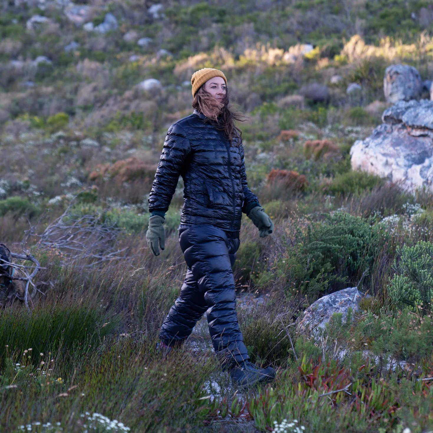 Naturehike Pantalones de Plumón de Invierno Ultraligero Cálido Bolsillo Lateral Pantalones de Terciopelo Hombres Mujeres Impermeable Pantalones de Nieve al Aire Libre Acampar