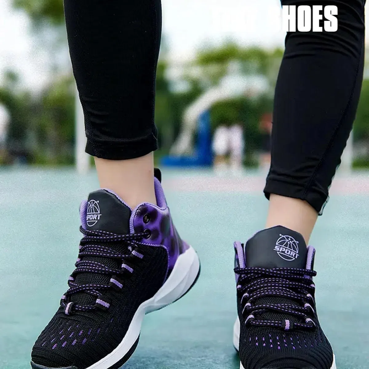Zapatillas de Baloncesto para Niños Moda Calzado de Baloncesto para Niño Zapatillas Aire Libre Deportivas Calzado Deportivo para Correr Ligeras Zapatos de Running (CXB-A27, 33EU)