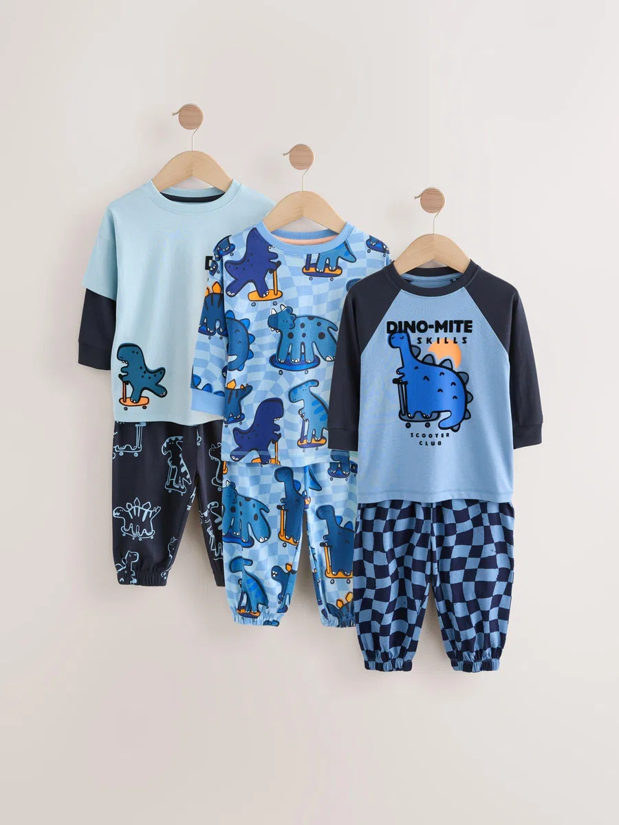 NEXT Niños Pack de 3 Pijamas extragrandes
