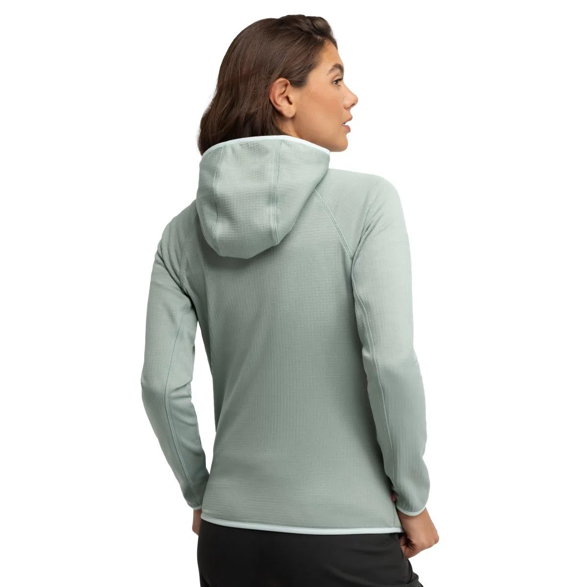 SIROKO Chaqueta polar ligera capucha montaña senderismo Ember Green Verde