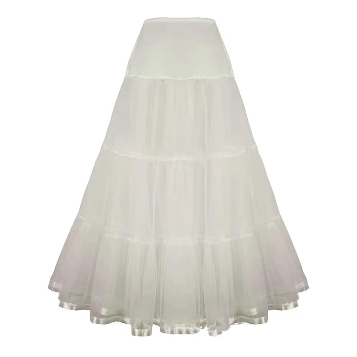 Verve Jelly Enaguas largas hasta el tobillo para mujer, enaguas largas para boda, falda de crinolina para vestido de novia de noche de graduación