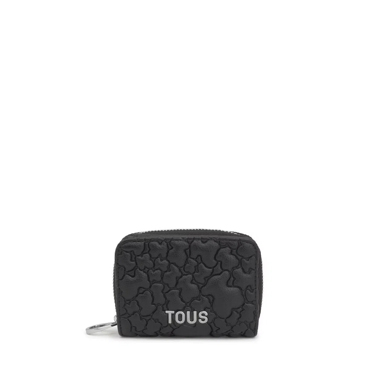 Tous Cartera Negra, para Mujer, Medidas 8 x 10,5 x 2,5 cm, Colección Puffy Bear