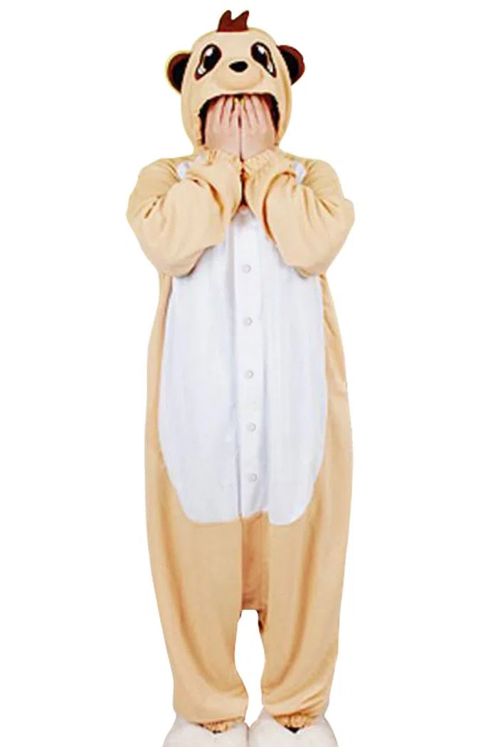 wotogold Pijama de Suricata Animal Meerkat Disfraces de Cosplay Unisex para Adultos