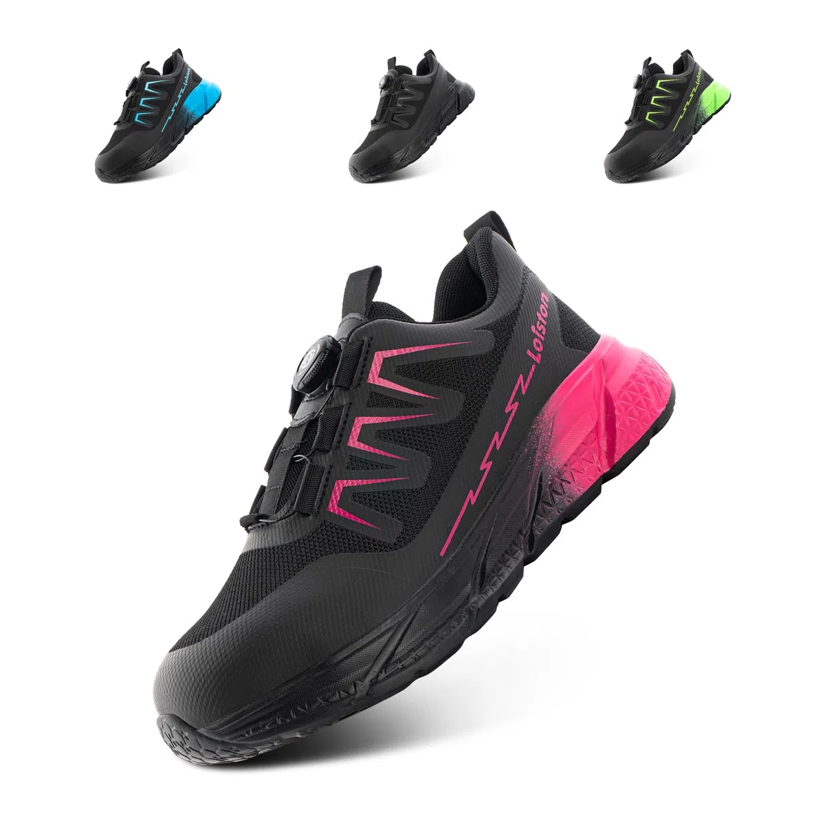 Zapatos de Seguridad Mujer Calzado Seguridad Zapatillas de Trabajo Mujer Ligeros Comodas Antideslizantes Rosa NT4 EU39