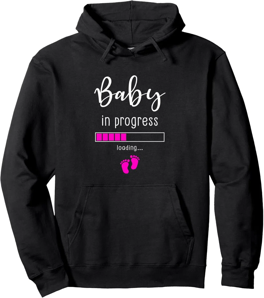 Embarazo Las futuras madres regalo | Baby In Progress Sudadera con Capucha