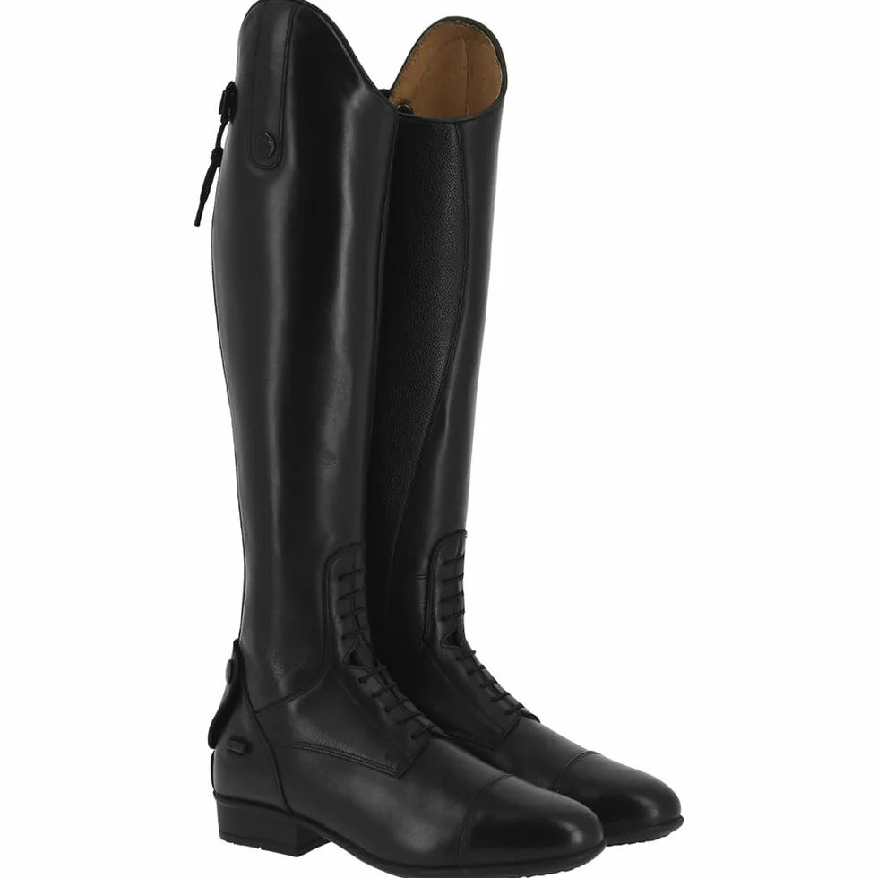EQUITHEME Leather Lace Up M Riding Boots EU 36