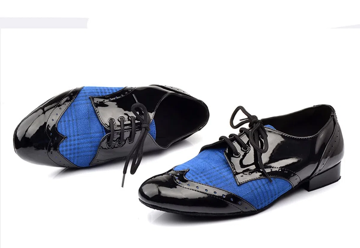 Zapatos de baile de tango social para hombre, estilo latino jazz moderno